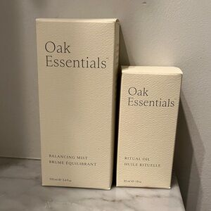 {{Oak Essentials}} Balancing Mist and Ritual Oil Set